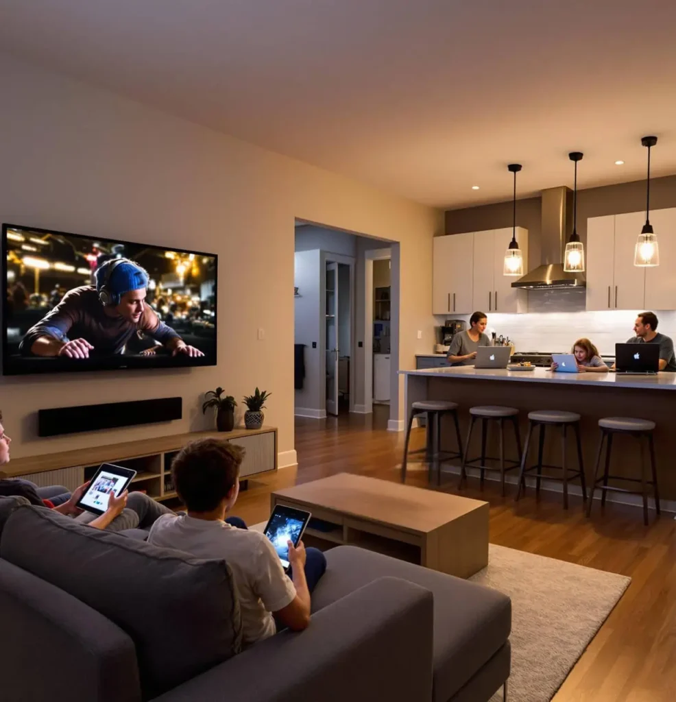 Home-owners-enjoying-streaming-internet-Etheric-Networks