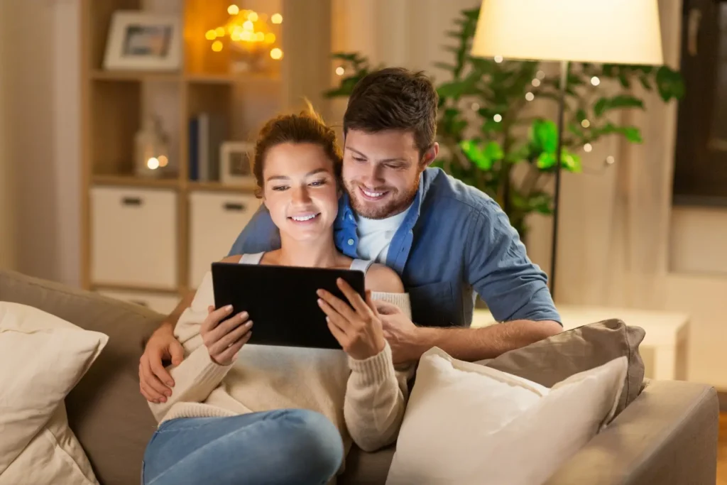 Happy-Etheric-Networks-Customer-using-internet-